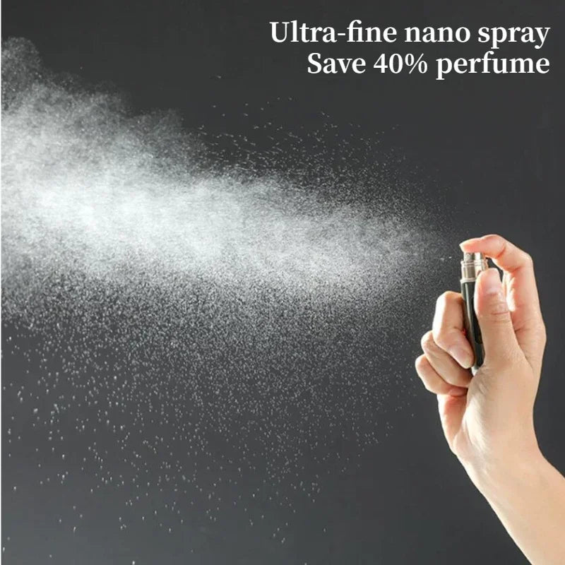 5Ml Mini Portable Bottom-Filling Pump Perfume Refillable Spray Bottle Empty Cosmetic Containers Atomizer Bottle Travel Refill
